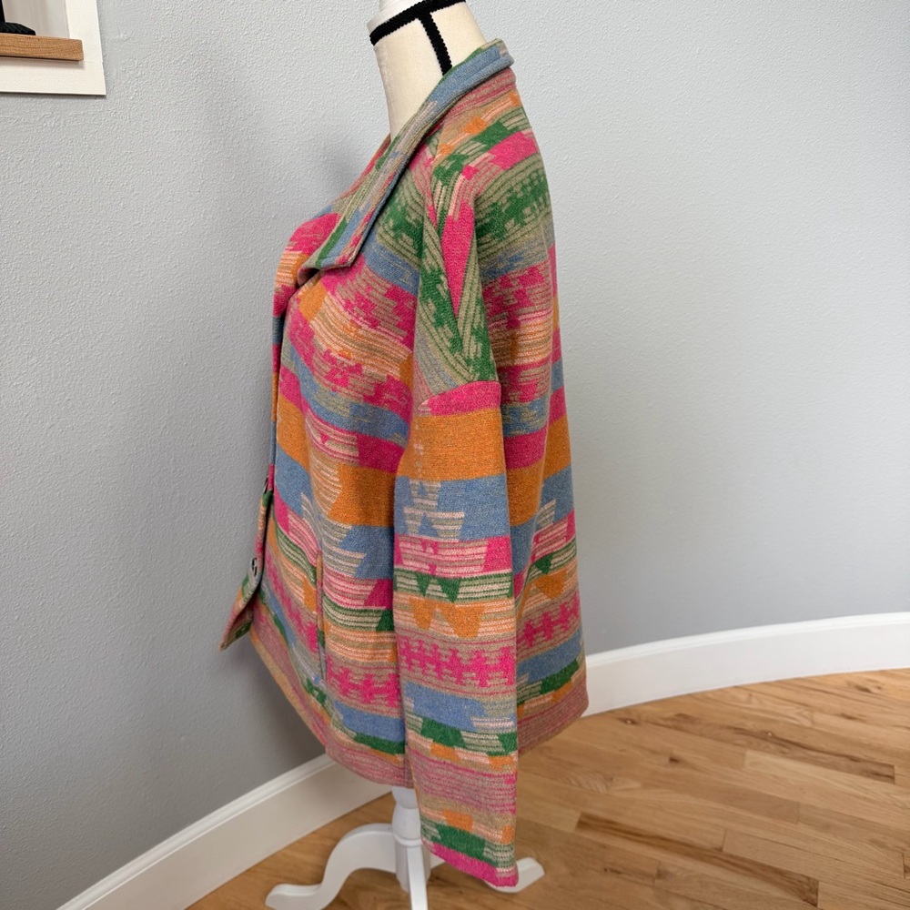 Multicolor Patterned Women's Jacket/Shacket - Bri… - image 6